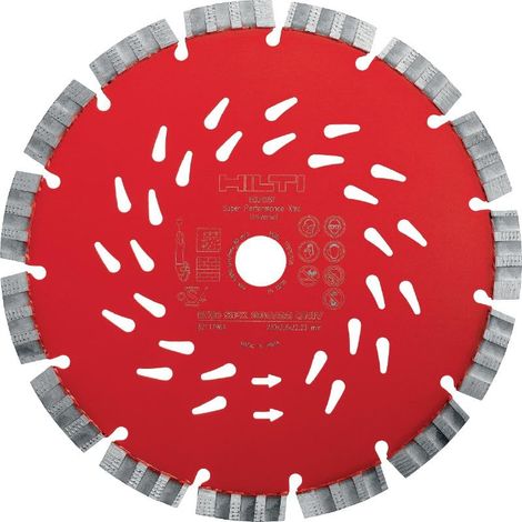 Disque de coupe diamant universel SPX 230/22,23 mm pour meuleuse d'angle/scie (maçonnerie/pierre/béton) 1 pièce