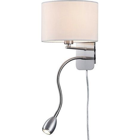 Liseuse Murale Flexible Martha Abat-jour Blanc (1/4)