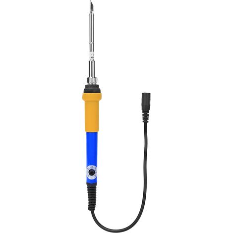 Fer à souder électrique à température réglable, chauffage rapide, kits de bricolage 200-400℃ DC12-24V (bleu jaune) (1/5)