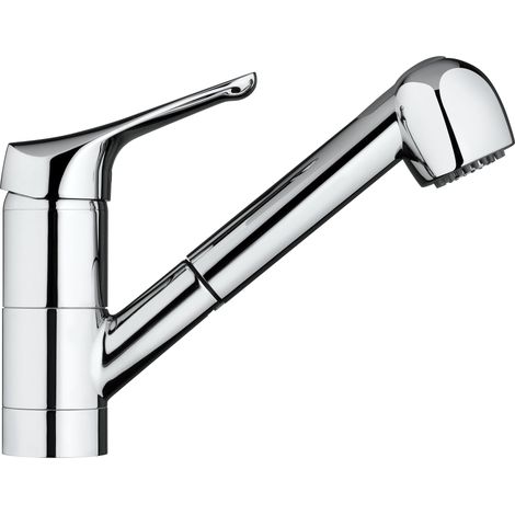 Mamoli Rubinetteria rubinetto per lavello cucina con doccia estraibile a doppio getto in colore cromo 707700000001  Cromo (1/3)