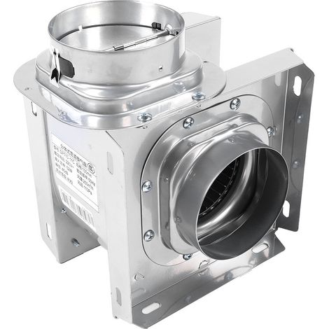 Ventilateur d'extraction dissimulé et silencieux, débit d'air de 250 m³/h, conduit de 10 cm (4 pouces), pour hôtels, 220 V (1/5)