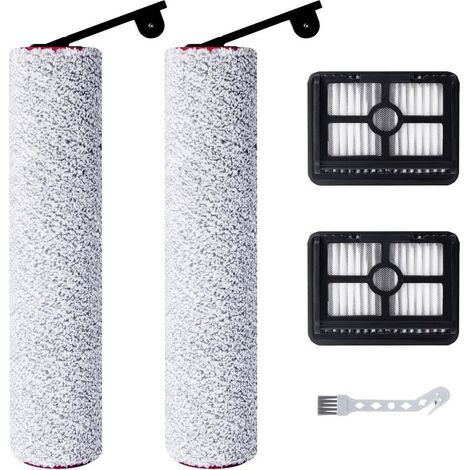 Accessoires pour Dreame H12 Pro Ultra / H13 Pro Aspirateur Eau et poussière, 2 rouleaux de brosse + 2 filtres HEPA + 1 brosse de nettoyage (1/5)