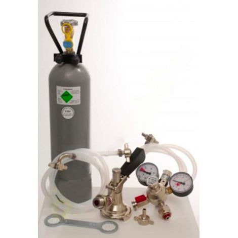 Zubehörpaket für Kontakt 2-leitig mit 2x Kombi Fitting ohne Co2 Flasche (1/2)