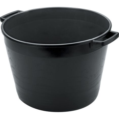secchio cassa tonda 40 lt per macerie miscelazioni di calce malta cm 33x47 (1/4)
