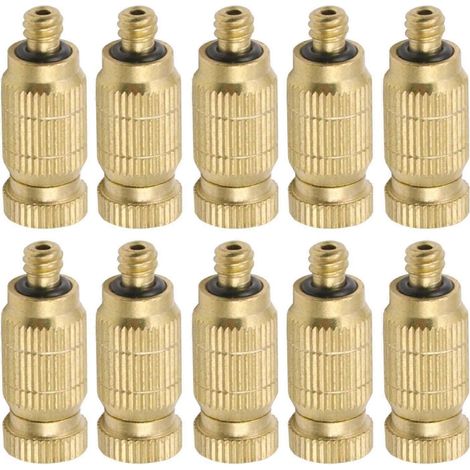 Buses de brumisation en laiton pour système de refroidissement, pièces de buse de brumisation, système de refroidissement, protection antirouille pour applications agricoles-0.1mm (1/5)