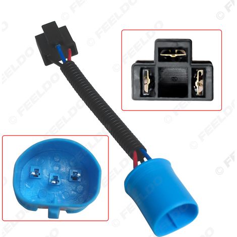 Câble adaptateur pour phare de voiture 9007-11 vers H4-21, fil de support de lampe LED/HID pour voiture, fiche d'adaptateur de support de lampe.