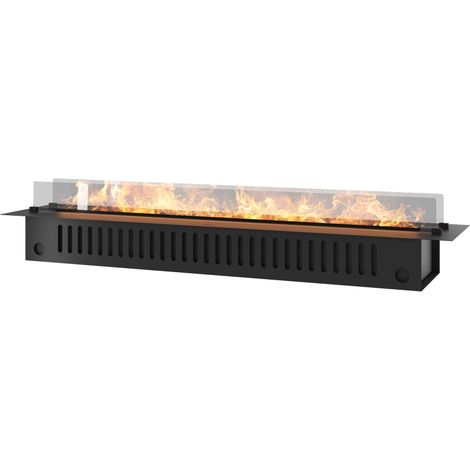 Caminetto a Vapore Acqueo da Incasso Invapo Insert 1800 - Fiamma Multicolore, Effetto 3D e Controllo App, Serbatoio 3.6l - 180cm Autorefill