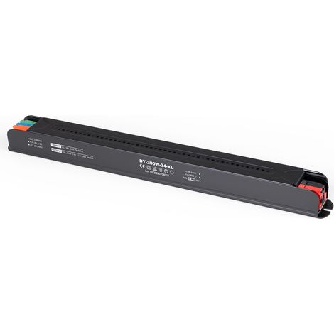 Alimentation Slim 200W 24V - 8A - Haute efficacité - IP20