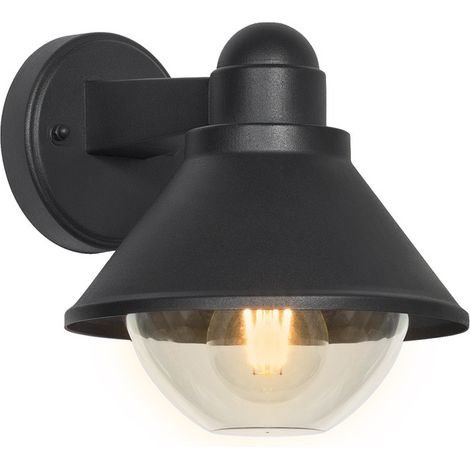 Applique murale extérieure noire E27 IP44 Candellux