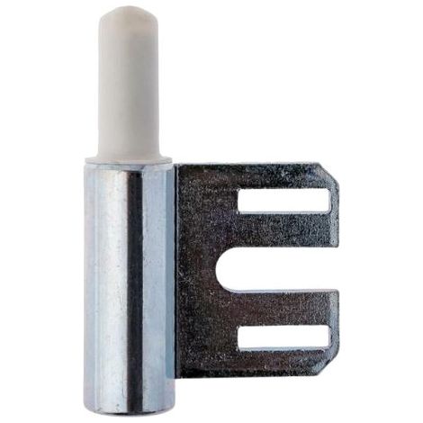 Partie cadre 2 pcs. acier avec nb. zingué Roulettes ø 15. poids porte 60kg (Par 20) (1/4)