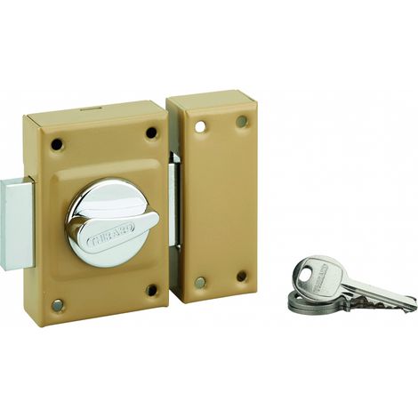 Serratura da applicare con pomolo e cilindro da 40 mm – THIRARD