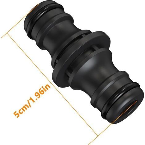 Kupplung, 4-teilig, 1/2"-Gartenschlauchanschluss – Verbindungsstück für eine sichere Schlauchverbindung, verbindet zwei Schläuche zur Verlängerung (1/4)