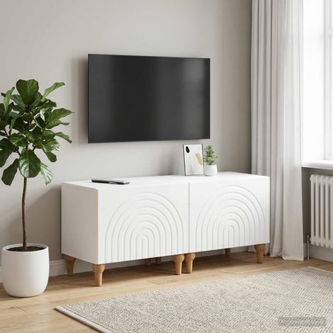 vidaXL Mobile TV Bianco Legno ingegnerizzato (1/5)