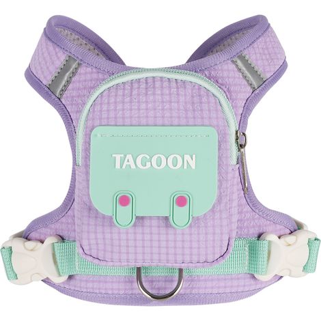 Filiyano – sac à dos pour – Harnais de poitrine pour chien style lin, petit chien, harnais de poitrine ours en peluche, sac à dos pour animaux de (1/5)