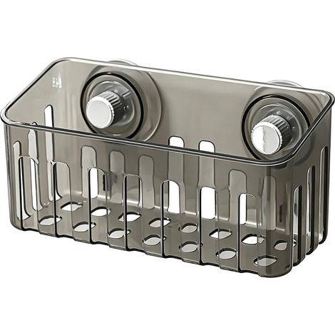 Porte-éponge gain de place pour évier de cuisine avec ventouses Support mural pour éponge, brosse et grattoir de salle de bain/douche