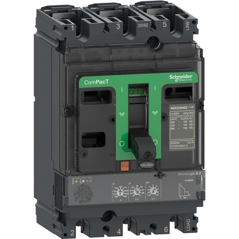 Schneider Electric NSX250F+ML 2,2 3P3D 90-250A (C25F32D250)