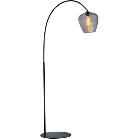 Lampe à arc Porto Verre fumé diamant - Ø 21cm - 1710-05-05-5