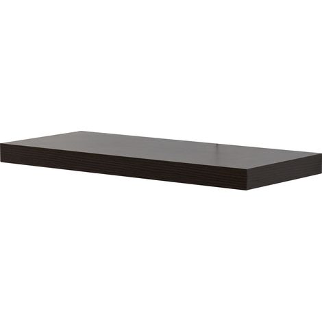 Rebecca Mobili 2 Ripiani Mensole Moderne Marrone Wenge Mdf 4x60x25 (1/6)