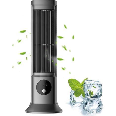 Climatiseur Mobile Portable - Petit Refroidisseur d'Air Portable - 3 Vitesses de Vent - Pour la Maison/le Bureau (1/5)