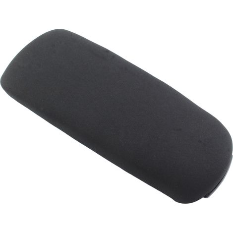 Funda de tela negra de repuesto para el reposabrazos de la consola central (número de pieza 8E0864245E) para Audi A4 B6 B7 2001-2008 de 4 puertas. (1/5)