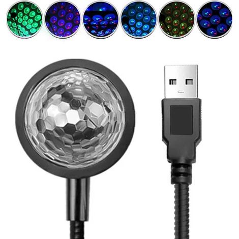 Lampe de table LED, finition noire, alimentée par USB, pour la table de chevet, le bureau, le salon ou comme élément décoratif.-AquaForge (1/5)