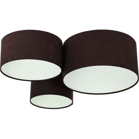 Plafonnier trio 080-017 - Marron, blanc