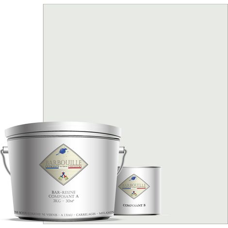 Peinture résine époxy 2,5L MAT 25m² Gris Chaud Clair London Frogs