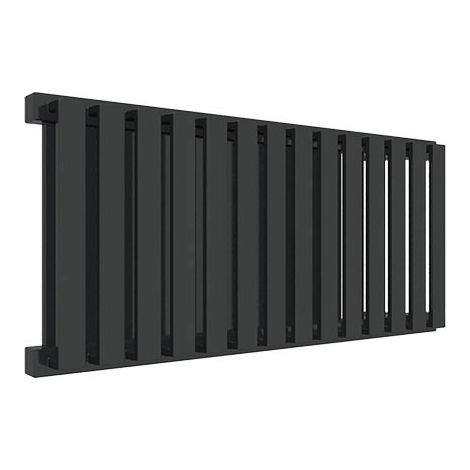 Sèche-serviette eau chaude noir de 300mm de haut et 645mm de large - 330 Watt - NEM300/645YLN