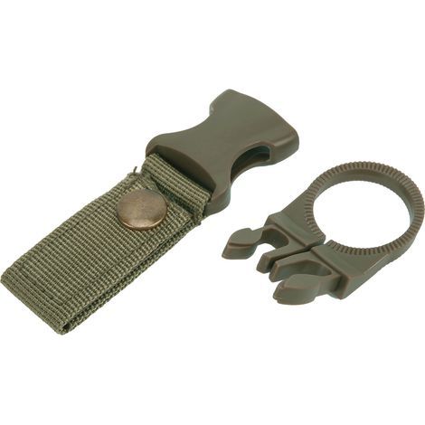 Porte-bouteille de vélo étanche avec fixation rapide pour cyclisme, randonnée, camping - Fonctionnel, couleur camouflage vert (1/5)