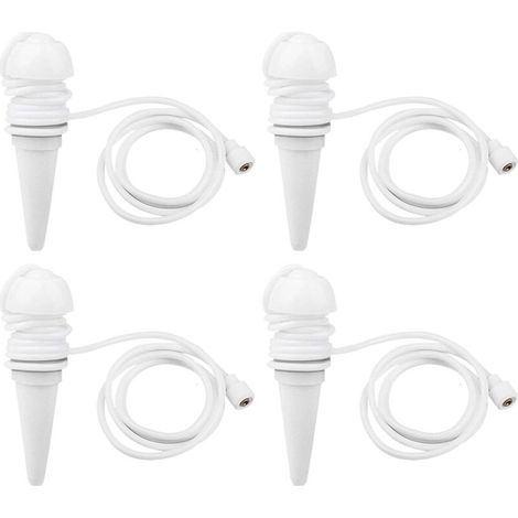 Plant Irrigation Stakes, Self-Watering Planting Insert, Automatic Plant Watering Device Kit, Automatic Plant Watering Stakes, Height approximately 11cm (4 Pcs) (1/5)