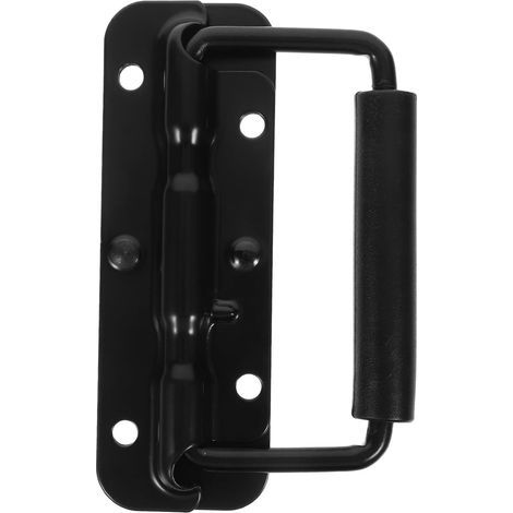 Poignée de boîte à outils en acier inoxydable noir, pliable pour (1/5)