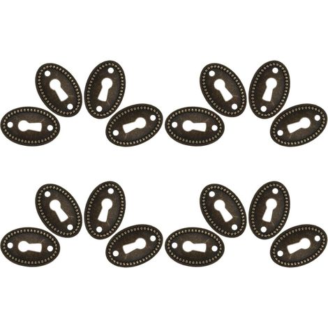 Beavorty Lot de 16 inserts décoratifs ovales en alliage zinc pour (1/5)