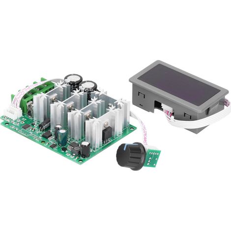 Drehzahlreglermodul mit Digitalanzeige, PWM-Gleichstrommotor, Hochleistungsregler DC12–80V 30A (1/5)