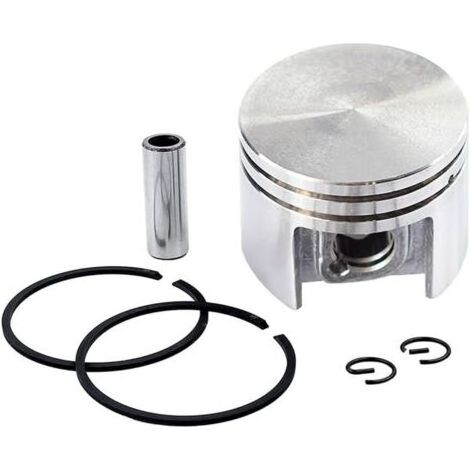 Kit Piston - Tronçonneuse MS170 MS180 017 018 - Diamètre 38 mm - Axe 10x25 mm - Circlips Segment Inclus - 1 Ensemble (1/4)