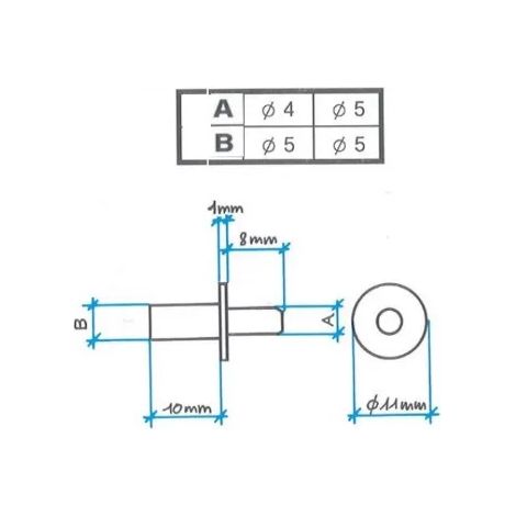 MENSOLINA REGGIPIANO IN FERRO CON DOPPIO PERNO PERNI DA 4 E 5 MM - COLORE ZINCATO (1/2)