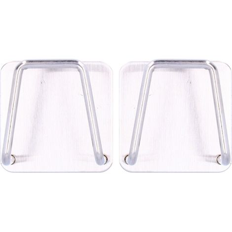 2-teiliger Schwammhalter aus Edelstahl 304, rostfrei und wasserdicht für die Küchenspüle, Silber (1/5)