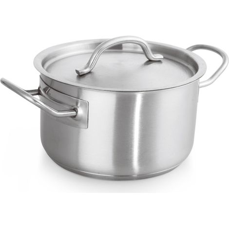 Marmite avec couvercle COOKWARE 53 Ø 16 cm H 10 cm 1,9 ltr inox - Was Germany (1/2)