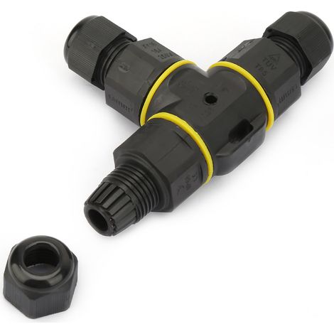 Wasserdichter Stecker IP68, wasserdichter Stecker für dreiadriges T-Kabel, wasserdichter Stecker für Leuchten. (1/5)