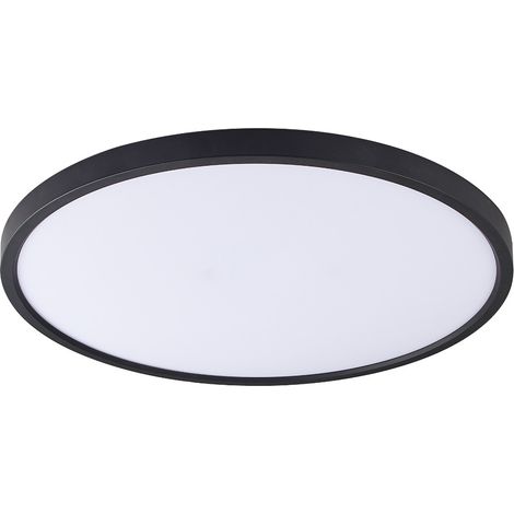 Plafonnier LED 60 cm 48W noir rond CCT Cami Zuma Line (1/4)