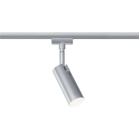 Paulmann Tubo Luminaire sur rail haute tension URail LED intégrée 5 W LED chrome (mat)