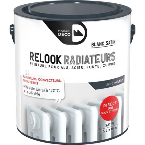 Peinture Relook Radiateurs Maison Deco Blanc Satiné 1.5 L
