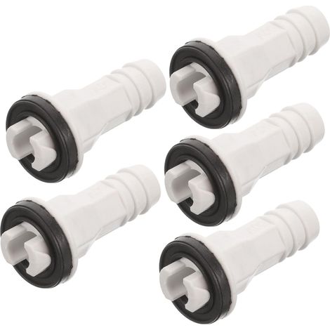 Connecteur pour Climatisation Abs Fiable 5 Pièces, Adaptateur de Tuyau pour Unité Divisée, Tuyau de Vidange pour Mini Split pour Fête Estivale (1/5)