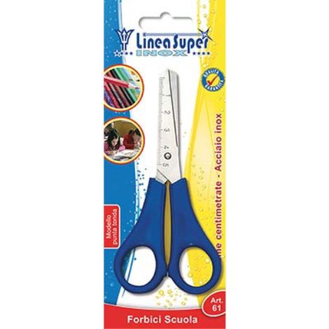Forbice scuola super de luca acciaio inox cm 12,5-5 Deluca (1/2)