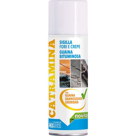 Catramina sigillante impermeabilizzante bituminoso a base solvente ml.400 spray
