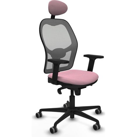piqueras-y-crespo 2D036G1 chaise de bureau rose confortable (1/3)