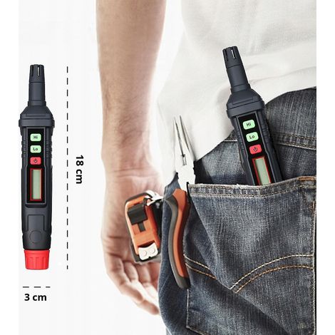 MINI RILEVATORE FUGHE GAS METANO PROPANO BUTANO ALTRI INFIAMMABILI + ALLARME + BATTERIE