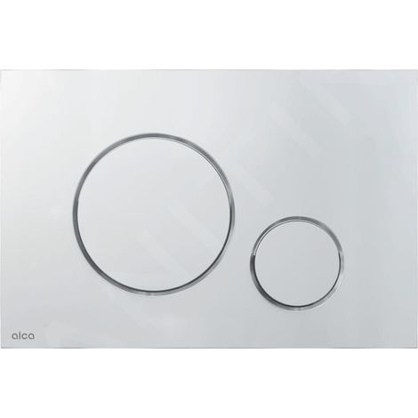 Alca Thin - Plaque de déclenchement, chrome mat M672 (1/3)