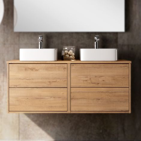 THE BATH POINT Mueble de Baño Sin Lavabo Star TOP, Roble Ostippo, Ancho de 120 cm (1/5)