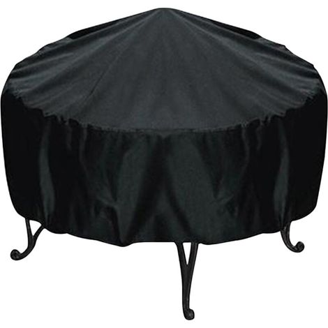 Trywise Housse de protection pour barbecue rond de 44 pouces avec cordon de serrage, imperméable et anti-poussière, pour fumoir extérieur à gaz et charbon de bois (1/4)