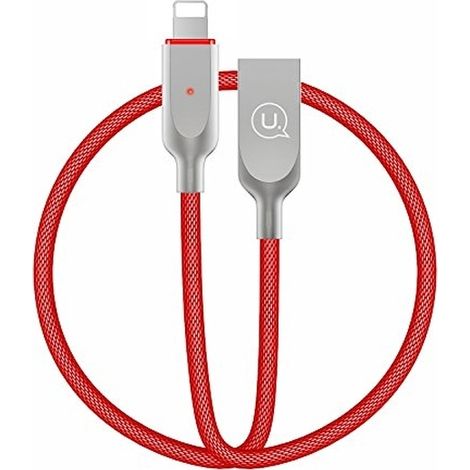 Usams U-Sun Lightning Power-Off-Kabel rot/rot 1,9 m IPYSUSB203 (US-SJ170) (1/3)